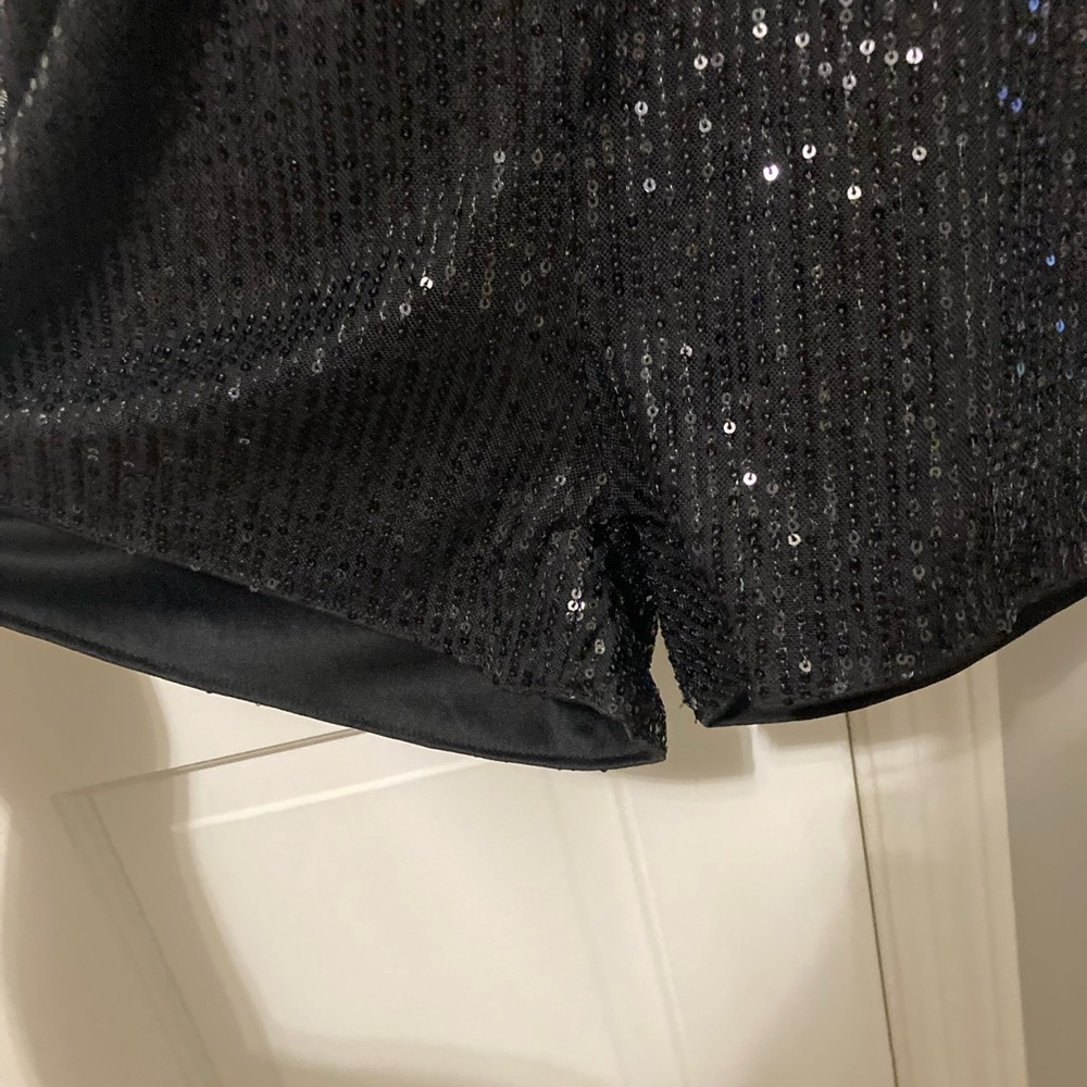 SHEIN Black Sequin Halter Jumpsuit - Picture 2 of 4